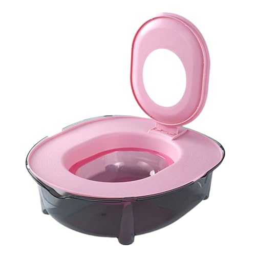 Katzentoilette mit Deckel geräumiges ultrabreites Tablett-Design 40 x 36 5 x 12 5 cm Katzentoilette WC-Kätzchenschale Rutschfester Bodengriff ideal für den Innen- und Außenbereich