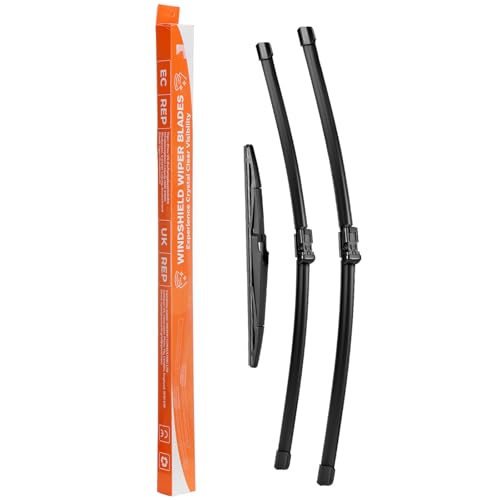 Scheibenwischer Vorne Hinten Set Wischerblätt für Frontscheibe Kompatibel mit Opel Astra J P10 Caravan Kaste 2010-2015 Länge 680mm 625mm 300mm