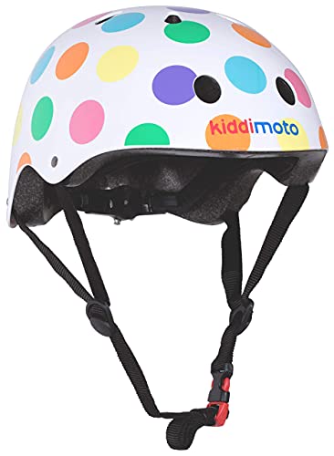Kiddimoto Kids Helmet - Pastel Dotty 53-58 cm