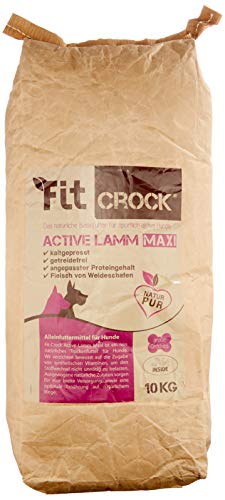 cdVet Fit-Crock Hundefutter trocken Active Lamm Maxi 10 kg getreidefrei