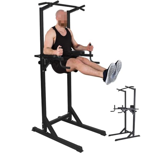 Multifunktions-Power-Tower Klimmzug- und Dip-Station für Krafttraining zu Hause höhenverstellbare Fitness-Workout-Station