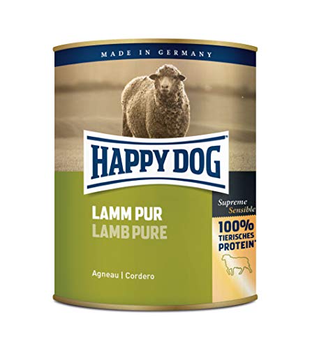 Happy Dog Fleisch Dosen Lamm Pur 800 g 6er Pack 6 x 800 g