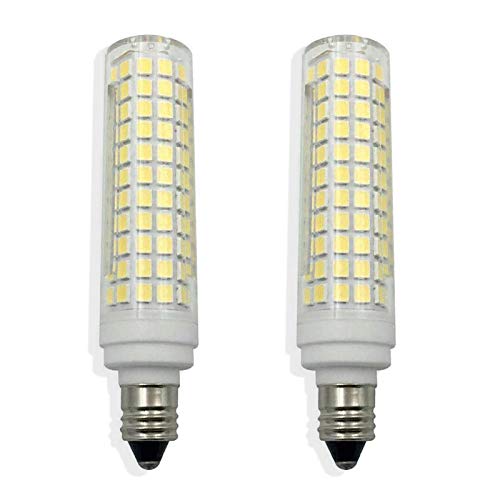 SUOMO 2 Pack 15W E12 E14 LED Lampe ersetzt 100Wühlampe warmweiß 1500 Lumen Energiesparlampe für Kühlschrank Tischlampe Cool White 110V