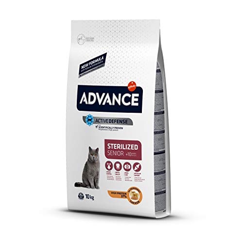 Advance Cat Senior Sterilized Katzenfutter für Senioren sterilisiert mit Huhn 10 kg