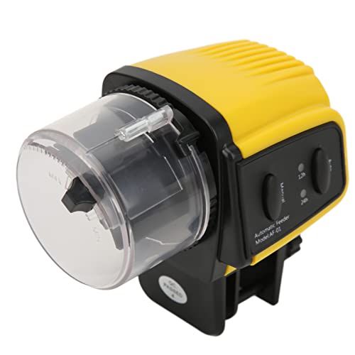 HWGING Aquarium-Futterspender Große Kapazität Intelligenter Digitaler Automatischer Fischfutterautomat Elektrisch Verstellbarer Goldfisch für Aquarium