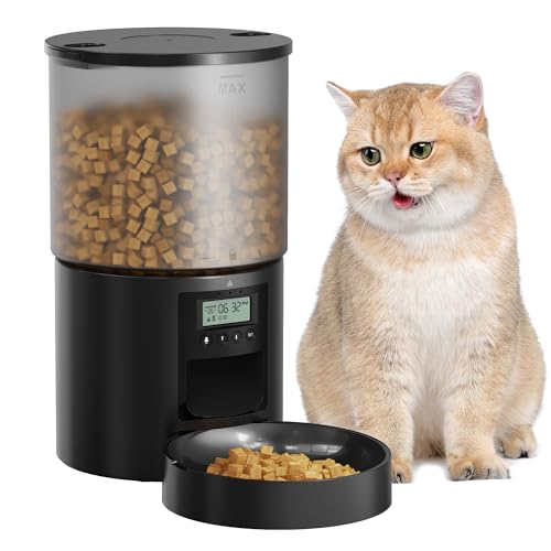  Timer 10s Ruf zum Essen   Futternapf Automatic 4L  Trockenfutter Automatisch für und Hund