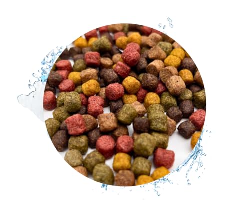 Warnick s Tierfutterservice KOI - KOIFUTTER 10-Sorten-Mix 15 Liter mit Spirulina Paprika 6mm
