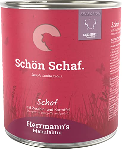 Herrmanns Hundefutter Schaf mit Zucchini und Kartoffeln 800 g