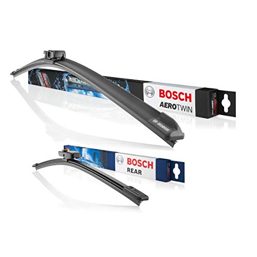 Bosch Scheibenwischer Heckwischer Vorne Hinten Aerotwin Spoiler A620S A383H Wischer Scheibenwischerblätter Set für Frontscheibe und Heckscheibe Passend für - SKODA OCTAVIA III Combi 5E5 5E6