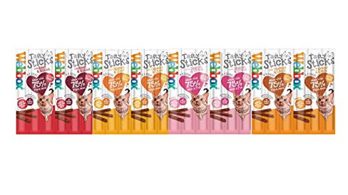 Webbox Katzen Delight Lecker Sticks Kauknochen Leckerli Sortimentpackung 4 X 6 24 Sticks