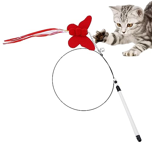  für Wohnungskatzen Schmetterlingen Kitten Toys flexibler Trainingsspielzeug Anloximt
