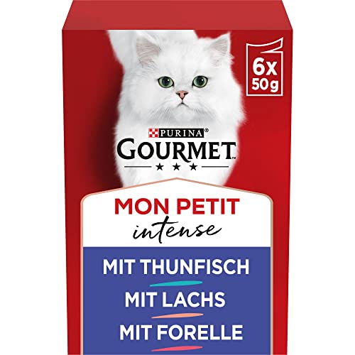 Gourmet PURINA GOURMET Mon Petit Intense nass Fisch Variationen 8er 8x 6 Beutel 50g