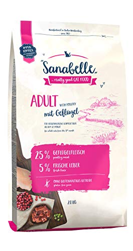 Sanabelle Adult Geflügel Katzenfutter 1er Pack 1 x 10 kg
