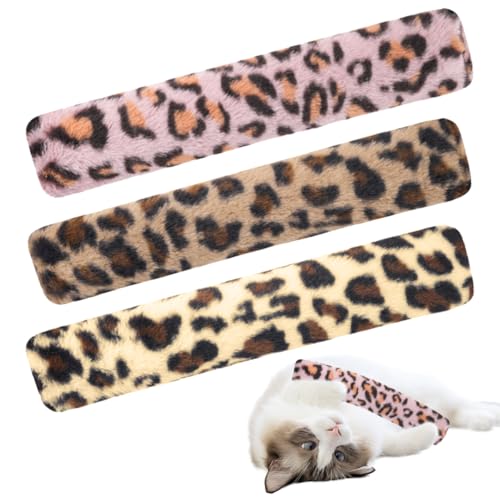 Fyrdm 3 Stück Katzenminze Spielzeug Katzenminze Katzenspielzeug Weiches und Langlebiges Baldrian Kissen für Katzen Katzen Baldriankissen für Indoor Geeignet zum Necken und Trösten von Kätzchen