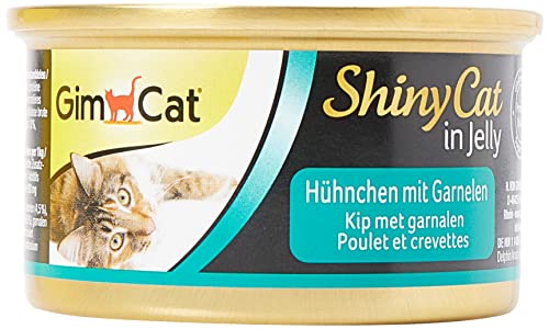  ShinyCat HÃ¼hnchen mit Garnelen 24x 70g Katzenfutter nass sehr bekÃ¶mmlich