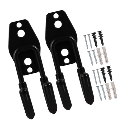 Toyvian 2 Stück Wandhaken für Gartenschläuche aus Robustem Metall Schlauchhalter Zur Schlauchaufbewahrung Inkl Schrauben Multifunktionale Schlauchaufhängung für Garten und Garage