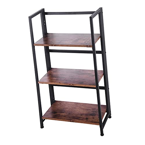 BNNP Schuh-Organizer für den Eingangsbereich einteilig Edelstahl-Schuhregal faltbar drei Schichten für den Eingangsbereich des Wohnzimmers Korridor Zapatero für den Eingang Farbe Natur