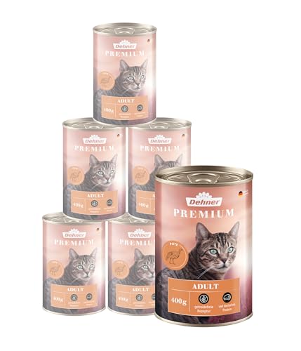  Premium Nassfutter getreidefrei für ausgewachsene Pute 6x 400g Dose 2.4