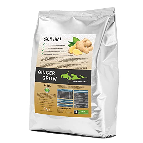 Koifutter Ginger Grow Ingwer Kartoffel Spirulina Immun für Koi Fisch Futter Ingwer - Kartoffel - Spirulina 30kg
