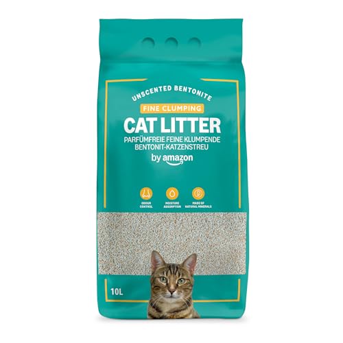by Amazon Klumpende feine geruchsneutrale Katzenstreu 10L 1er-Pack