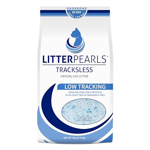 Litter Pearls Trackless 4X 1 8kg Pack ODORBOND Tage Geruchskontrolle Spurlos Nicht klumpend Parfümfrei Für alle Katzen Kieselgel 3.18