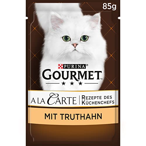 PURINA GOURMET A la Carte Katzenfutter nass mit Truthahn und Gemüse 26er Pack 26 x 85g