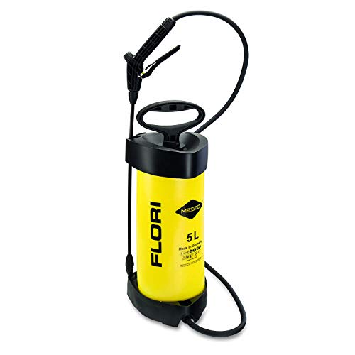 Mesto Drucksprühgerät Typ 3232R Handsprüher 5 0 Liter Sprühflasche für Schädlingsbekämpfung ergonomisches Abstellventil Spritz- Verlängerungsrohrhalter Dichtungen NBR 3232R