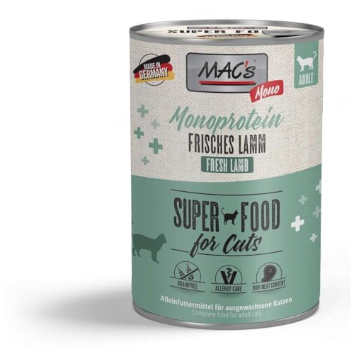MAC s Cat Mono frisches Lamm getreidefrei 6 x 400 g