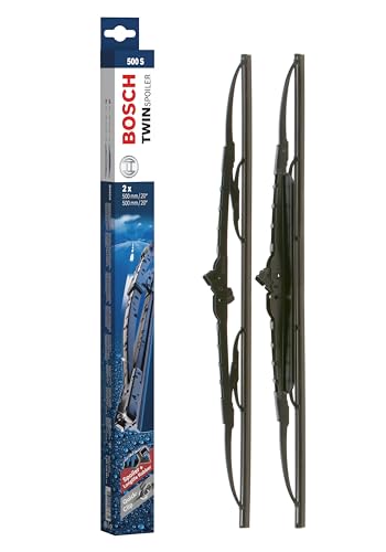 Bosch Scheibenwischer Twin Spoiler 500S Länge 500mm 500mm Set für Frontscheibe