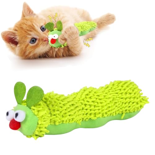 JcvPot Katzenspielzeug Mit Katzenminze Spielzeug Für Katzen Selbstbeschäftigung Interaktives Katzenspielzeug Ideal Für Tägliche Zahnpflege Und Unterhaltung 23 cm Länge