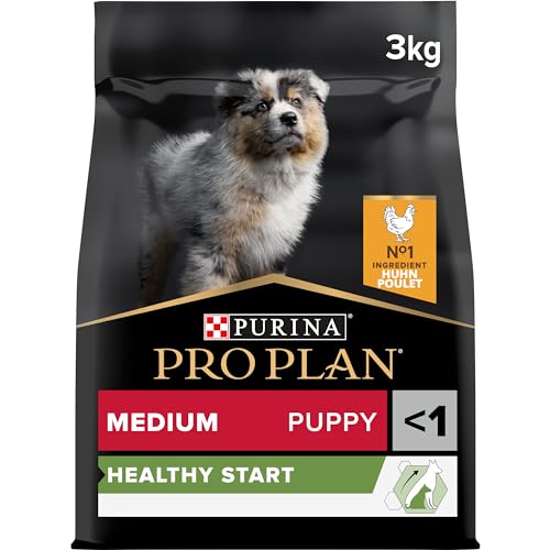 Pro Plan PURINA PRO PLAN Medium Puppy Healthy Start Welpenfutter trocken reich an Huhn 1er Pack 1 x 3 kg