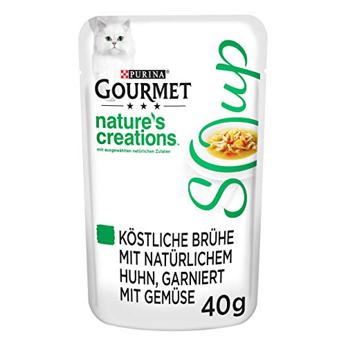  Crystal Soup für Katzen naturbelassenem Huhn und Gemüse 32er 32x 40g