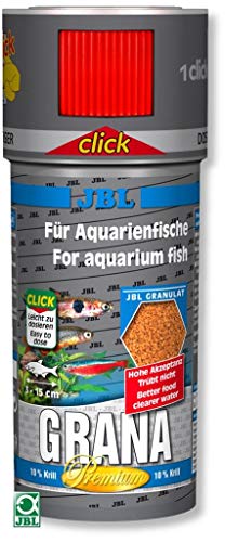 JBL Grana 40647 Premium Alleinfutter für kleine Aquarienfische Granulat 250 ml