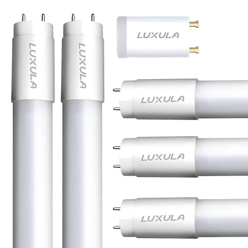 LUXULA 5er Pack LED Röhre 120cm - Kunststoff T8 G13-18W 2880lm - 4000K Neutralweiß - inkl. Starter-Brücke - Röhrenlampe Leuchstoffröhre Neonröhre