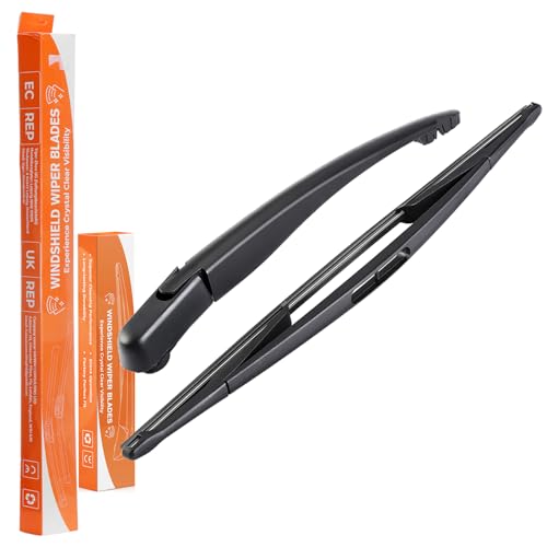 ISINEVER Heckscheibenwischer Set Kompatibel mit Opel Corsa C 2000-2009 Meriva 2003-2010 Combo 2001-2011 Hinten Wischerarm Scheibenwischer Arm Blatt Set 2er Set 420mm 335mm