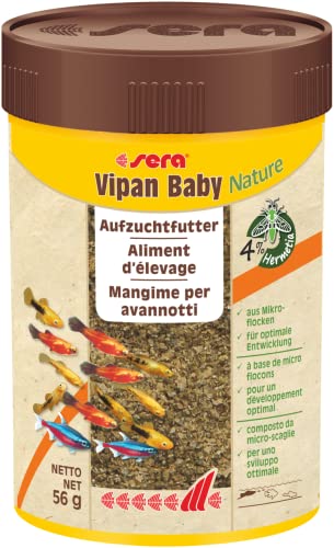 sera Vipan Baby Nature 100 ml 56 g - Mikroflocken für Jungtiere Jungfischfutter