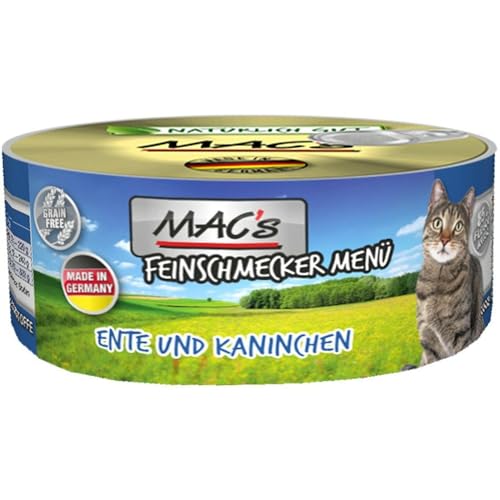 Mac s Katzenfutter getreidefrei Ente Kaninchen 100 g