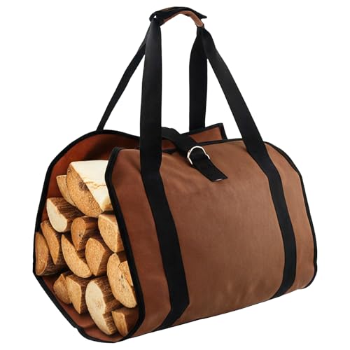 Holzkörbe ideale Holzkörbe für Holzbrenner im Innenbereich stilvolle und langlebige Holzkörbe für Kaminholzaufbewahrung perfekt für Holzscheite in Wohnzimmern Kaminen oder Camping im Freien