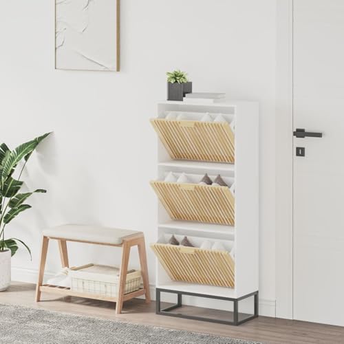  Weiß 52x25x120 Holzwerkstoff Organizer für Wohnzimmermöbel Diele Treppenhaus352127