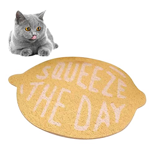 Cocoarm Matte mit Nachhaltiger Katzenstreuform Flexibler Flexibler Früchte zu Sauberen Lebensmittelgerichten für Haustiere PVC -Material 40 x 60 cm