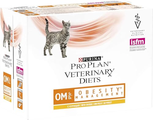 PRO PLAN Vet Feline OM Obesity CAJA Pouch 10X85GR