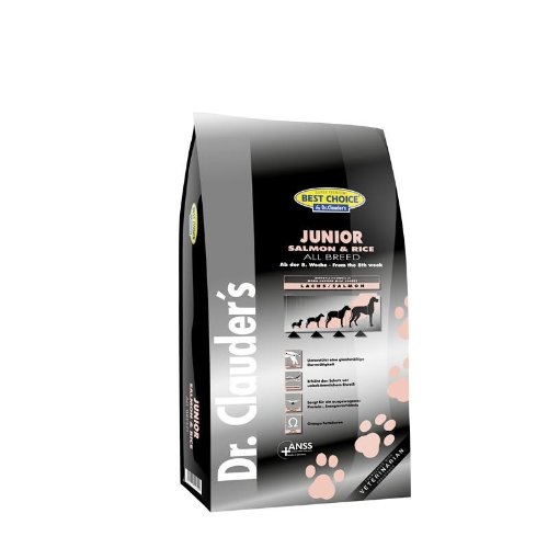 Dr. Clauder Best Choice by Dr. Clauders Hundetrockenfutter Super Premium Junior Lachs Reis 4 kg