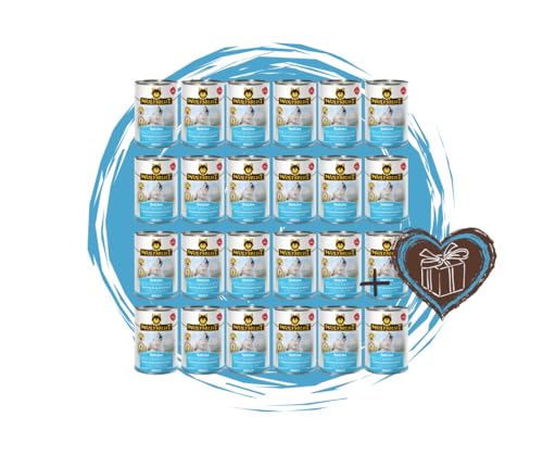 Wolfsblut Vetline Hundefutter - Weight Management 24x395g - Sparbundel Sparpaket - inklusive Warnicks Tierfutterservice Hundesnack Goodie