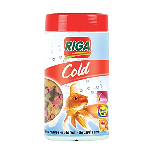 Riga - 11620 Cold für Goldfische und Kaltwasser Flocken im Topf mit 50 g
