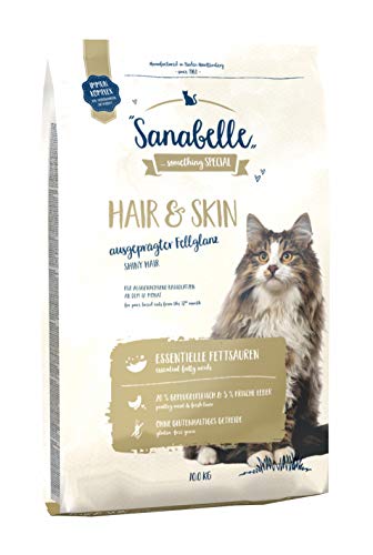 Sanabelle Hair Skin Katzentrockenfutter für Rassekatzen zur Unterstützung der optimalen Fellausprägung 1 x 10 kg