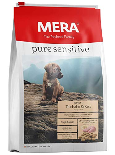 Mera Dog Pure Sensitive Junior Truthahn Reis 1 kg