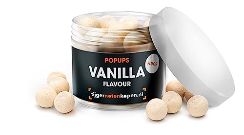 Tigernuessekaufen.de Vanille Pop ups Weiß Karpfen Futter