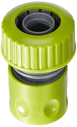 Xclou Schlauchstück aus Kunststoff - Schnellkupplung-Gewindestück - Schlauch Adapter für 3 4 Zoll Gartenschlauch - Anschluss mit Schlauchkupplung 19 mm