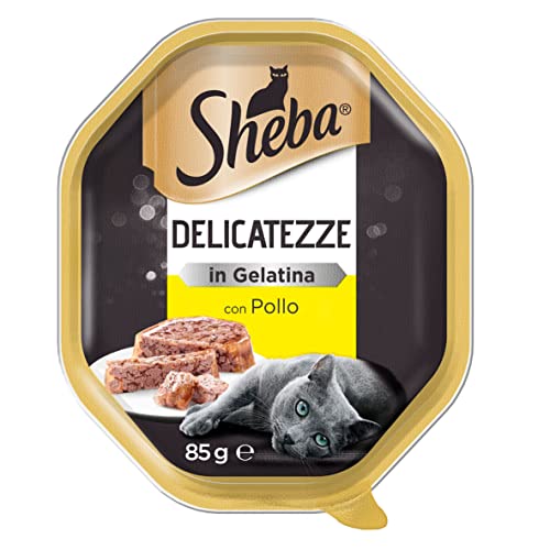 Sheba Delicatezze in Gelee Trancetti Katzenfutter mit Huhn 85 g - 22 Schalen