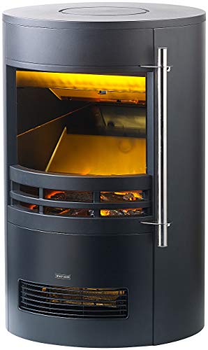  Elektrokamin Design Elektro Kaminofen 3D Flammeneffekt 2 Heizstufen 2.000 W Elektroofen Elektrokamin 3D Flammeneffekt Elektrischer Flamme